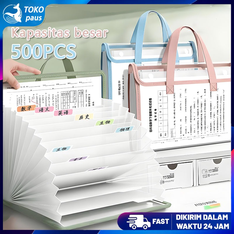 

A4 Transparan File Folder/ Document Bag/ Tas Dokumen /File A4 Ukuran Folio/ Tas Berkas Dokumen /Map Folder Bag