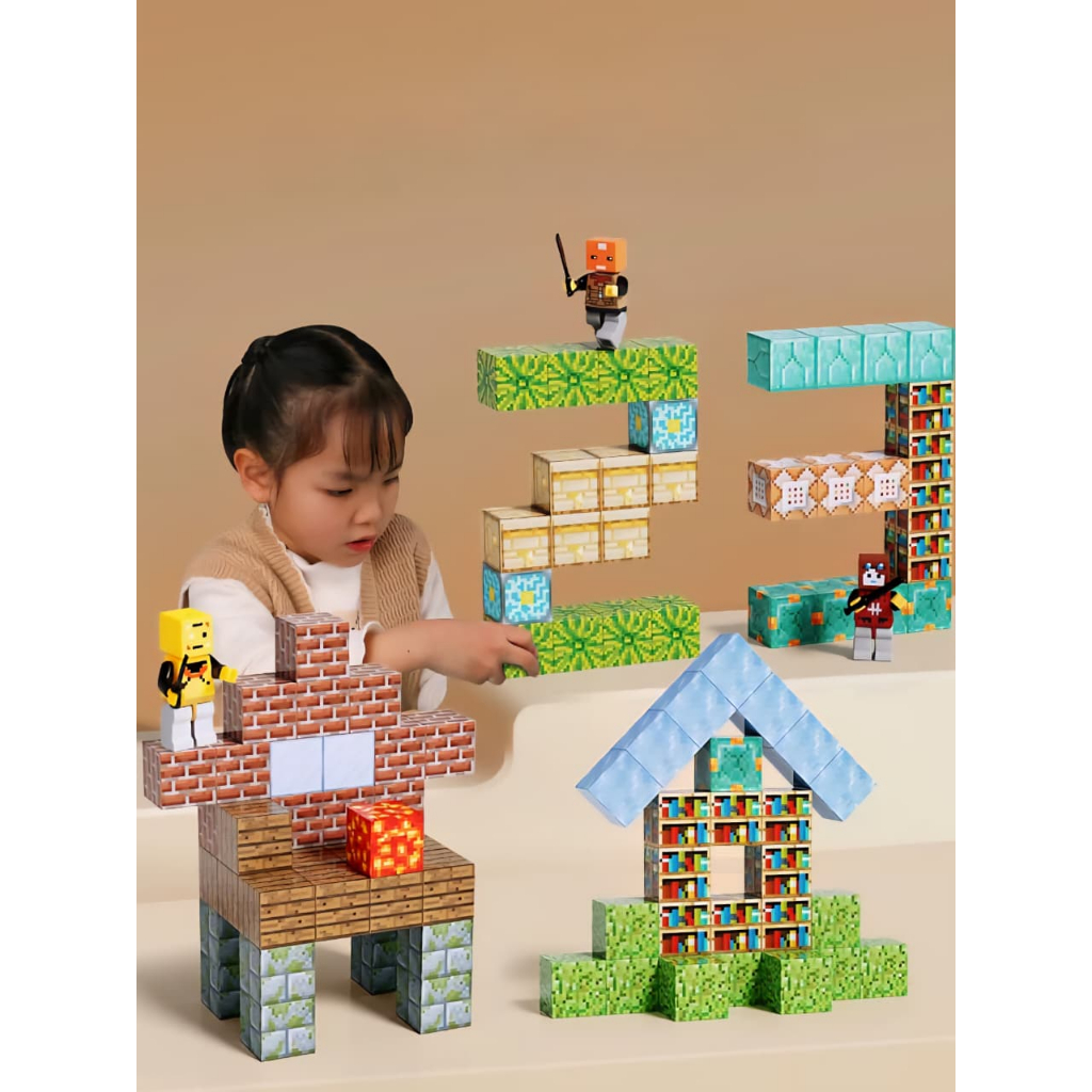Magnetic Cube Block - My Mine World Edition