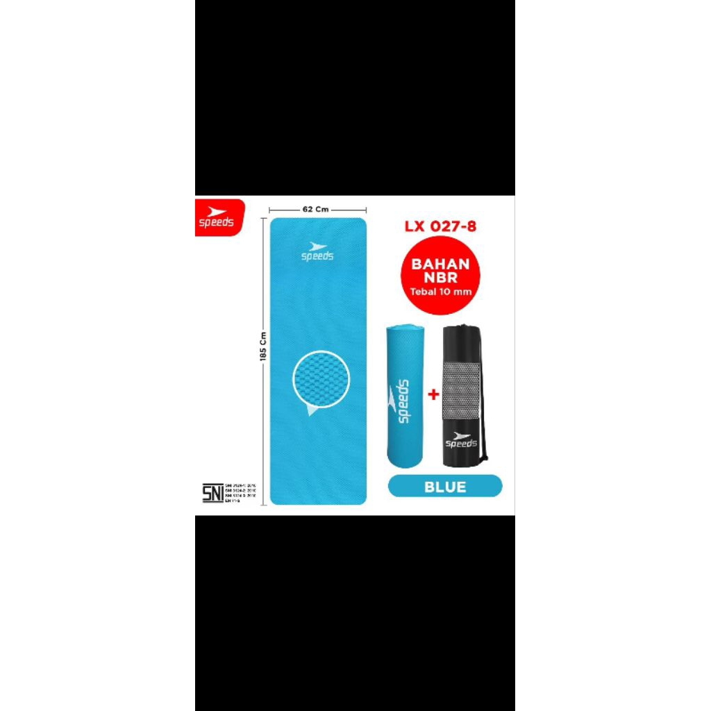 ❤️ PRELOVE ❤️ SPEEDS Matras Yoga Mat NBR Karpet Spons