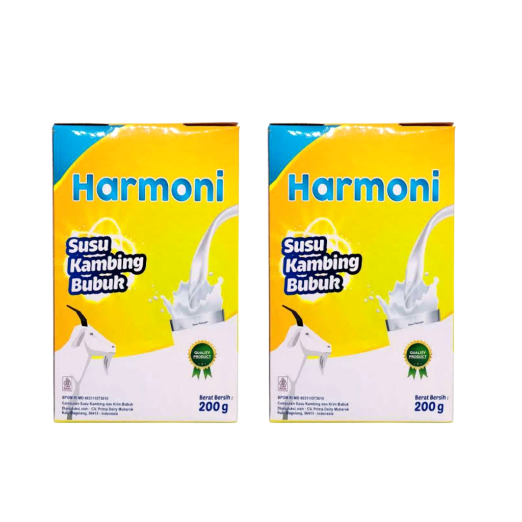 

2 BOX Susu Kambing Bubuk Etawa Harmoni 200g - asli 100% original BPOM