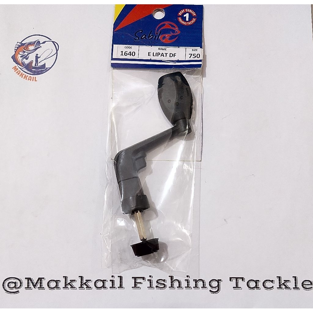 1640 Engkol/Handle Reel Lipat Besi Plastik ukuran 750