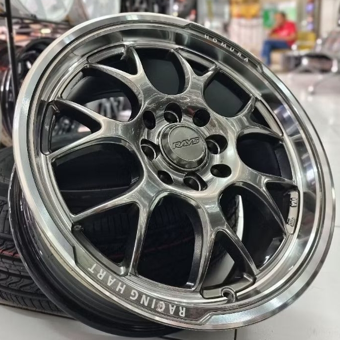 Velg Ring 15 Rays Racing Hart Homura Hyper Black 8x100-114,3
