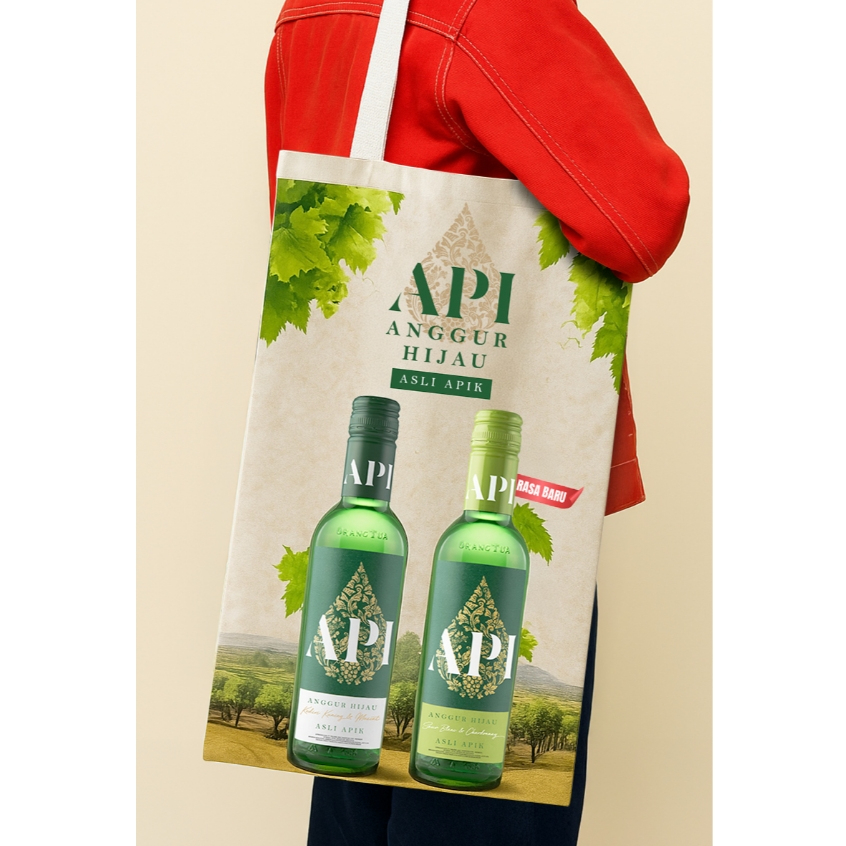 Tote Bag Raksasa API - Official Merchandise Orang Tua