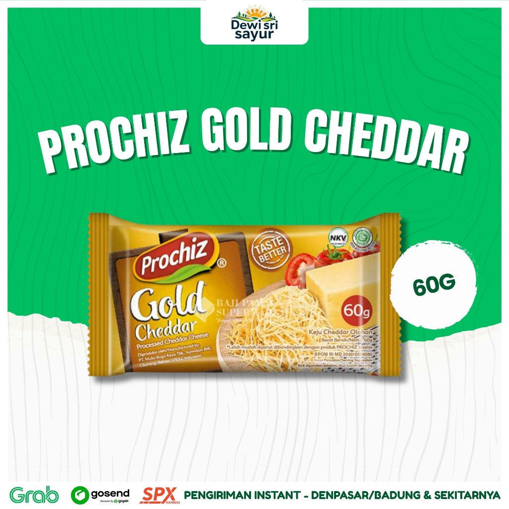 

Prochiz Gold Cheddar 60gr – Dewi Sri Sayur