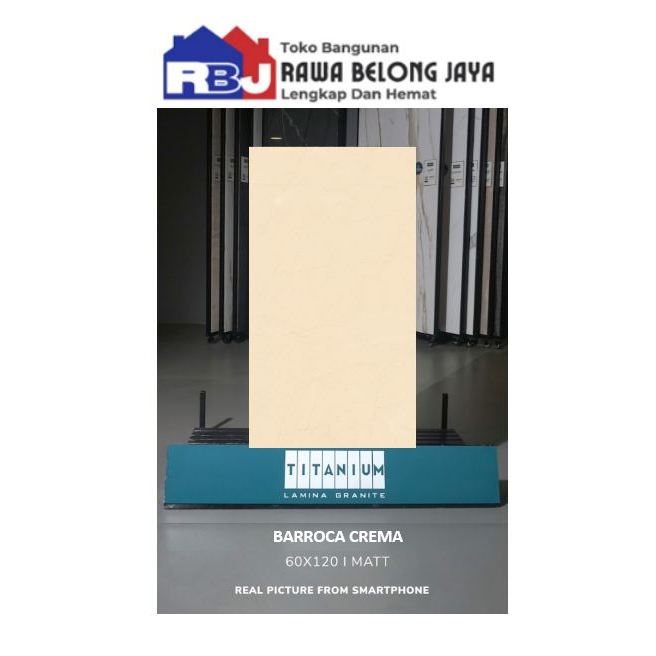 Granit Titanium Barroca Crema 60x120 Matt