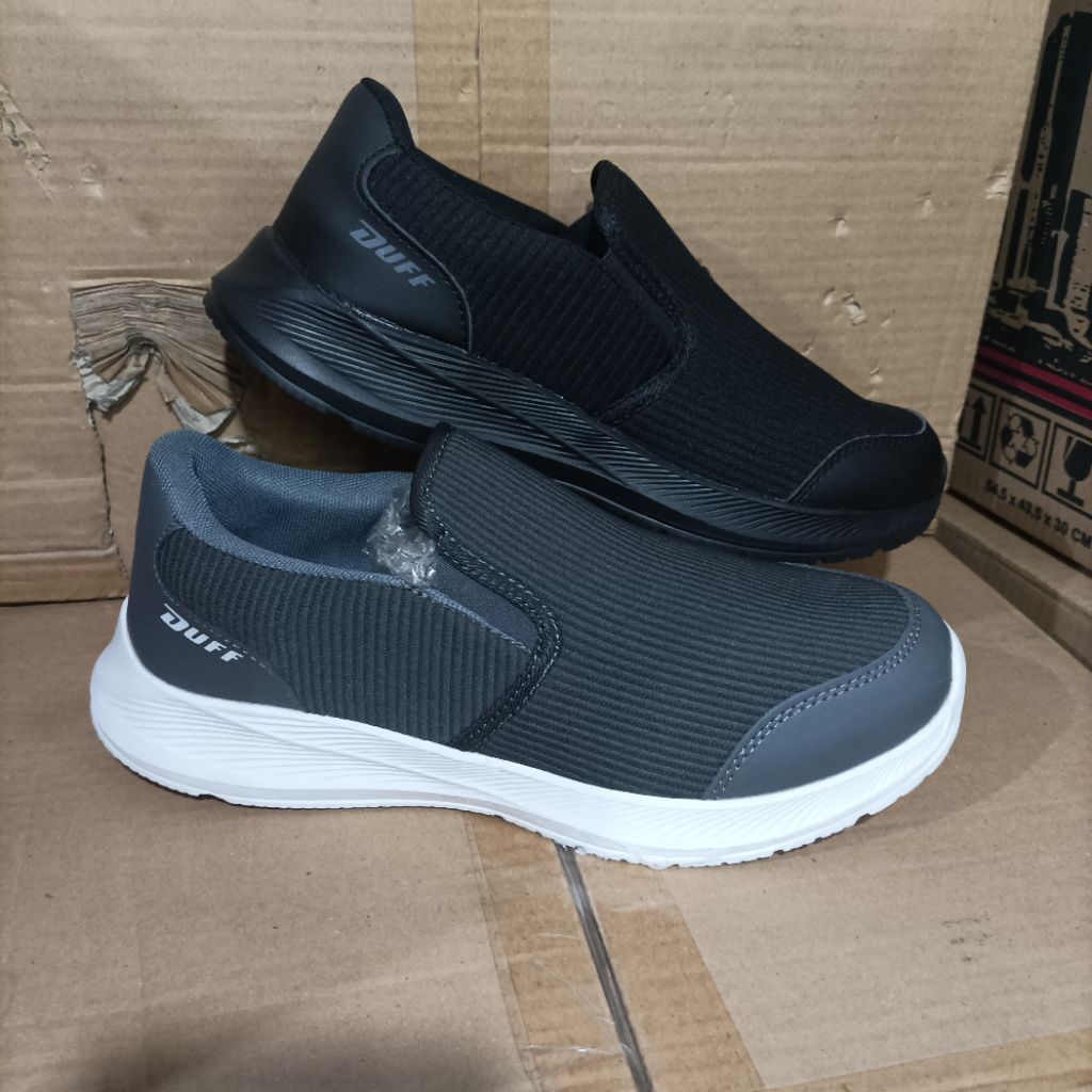Sepatu slip on pria Duff original
