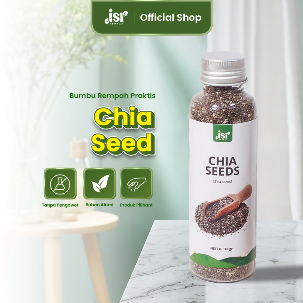 

JSR Rempah Chia Seeds/Organic Chia Seeds/Chia Seeds Original 70 gr