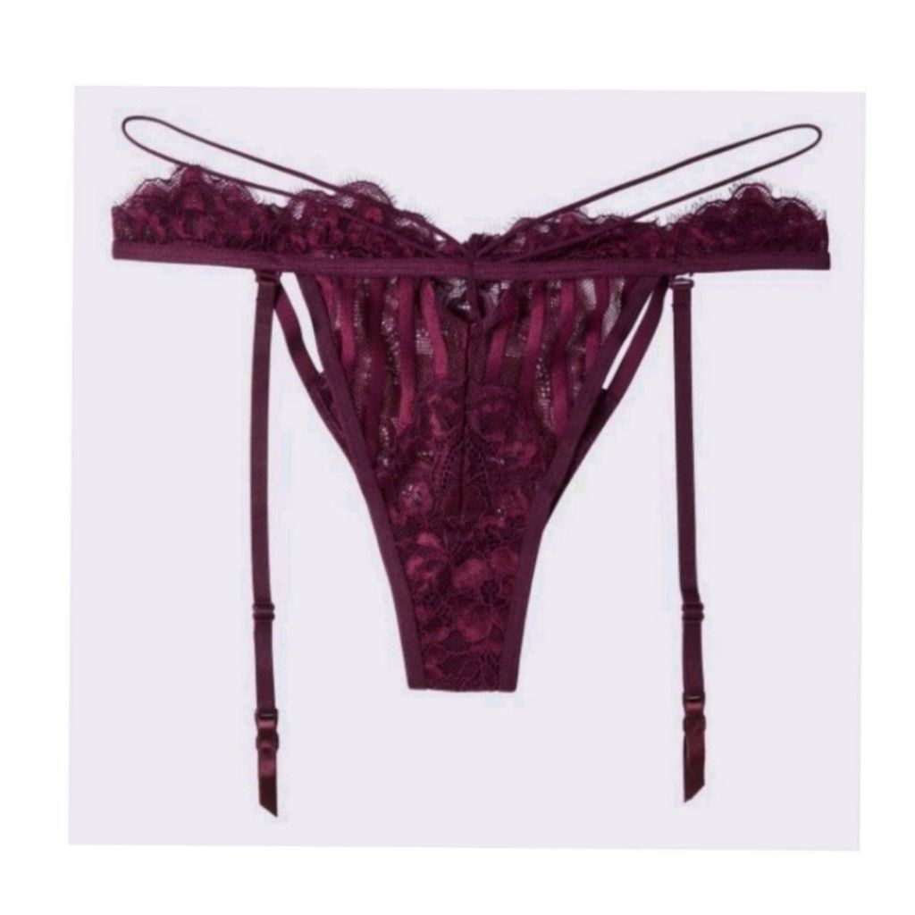 SALE  NEW LA SENZA  GARTER PANTES /THONG LINGERIE LASENZA