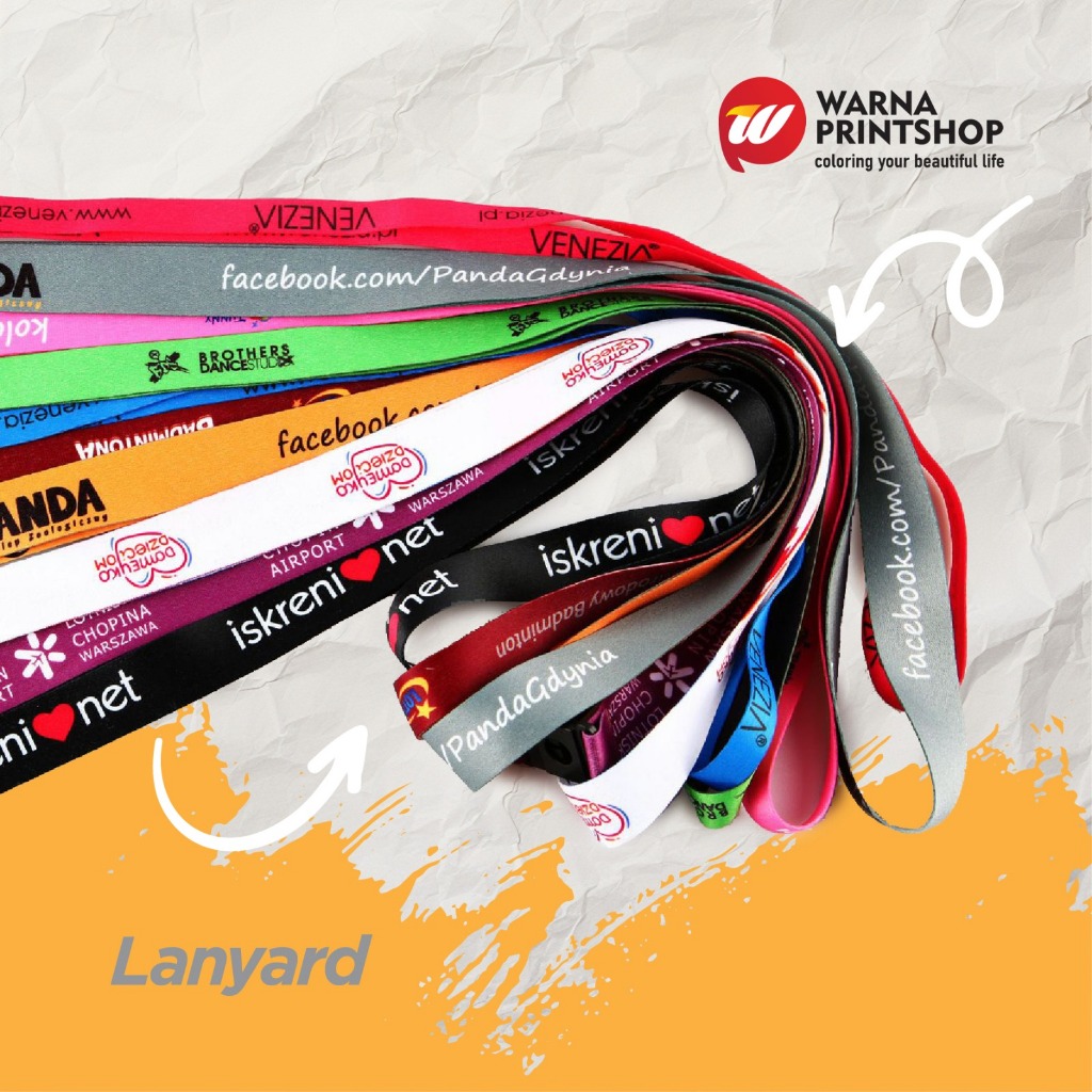 

TALI CETAK TALI LANYARD CUSTOM 2 SISI FULL COLOR PREMIUM