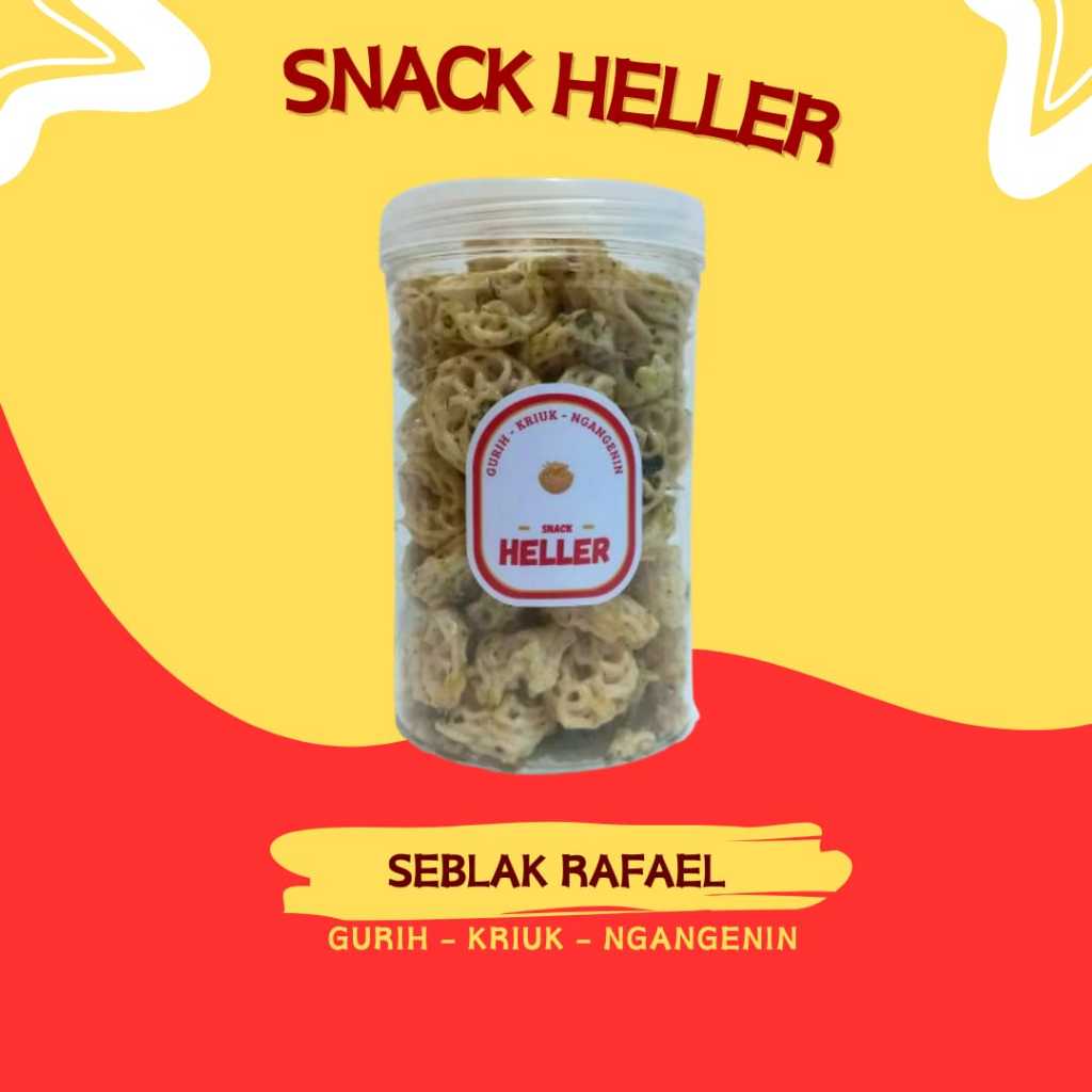 

Snack Heller Seblak Rafael Gurih Asin Toples 1000ml