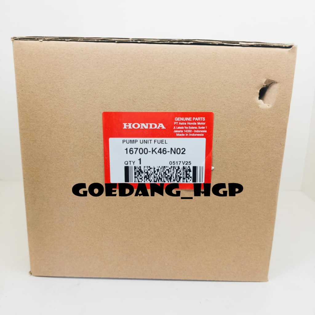 Fuel Pump Pompa Bensin BEAT Sporty SCOOPY VARIO110 FI ORI AHM 16700K46N02