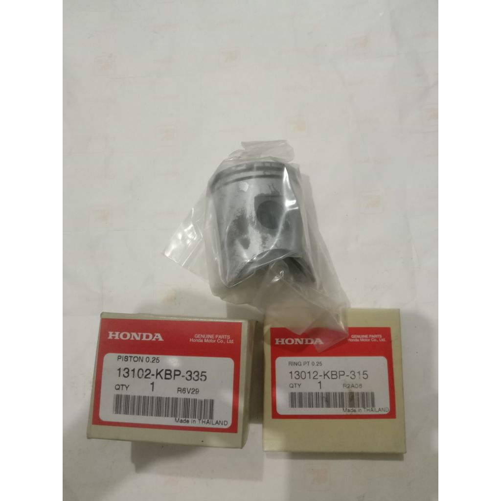 PISTON SEHER RING HONDA NOVA DASH OS OVERSIZE 25 ORIGINAL