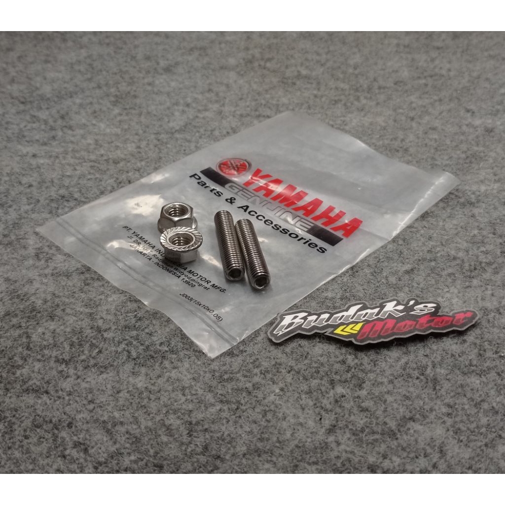 SET MUR BAUT TANAM KNALPOT RX KING RXS RXZ F1ZR FORCE ONE BAHAN STAINLESS KUNCI L