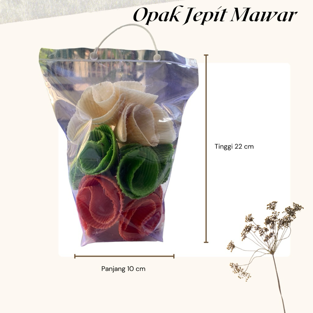 

souvenir makanan || semprong mawar