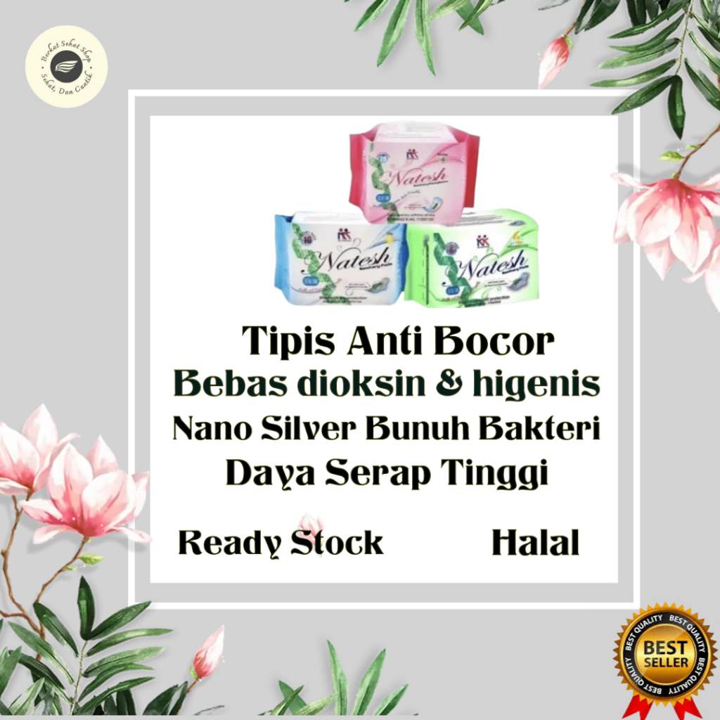 Natesh pembalut (Promo Paket Mix) - Natesh Panty, Natesh Day, Natesh Night, Natesh Extra Long