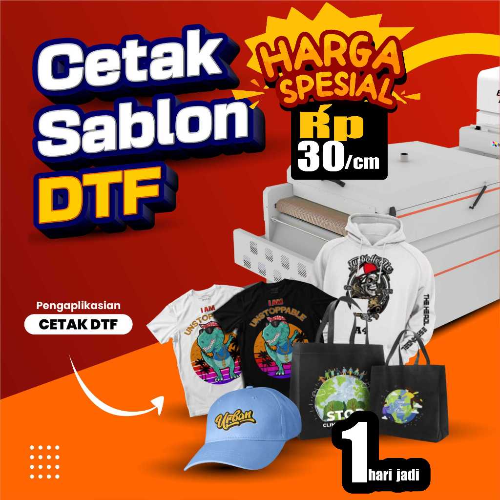 Film DTF Meteran / Sablon DTF / Setrika 58 x 100 / DTF Meteran