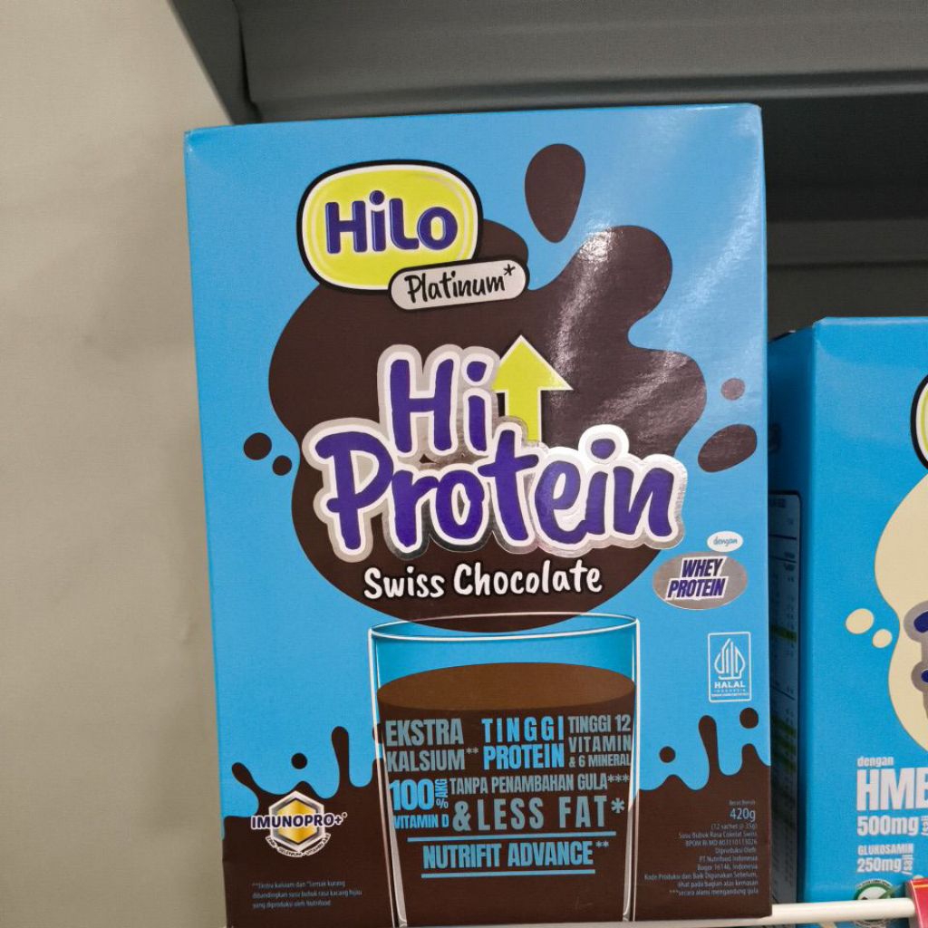 

Hilo platinum Hi protein swiss chocolate 420gr
