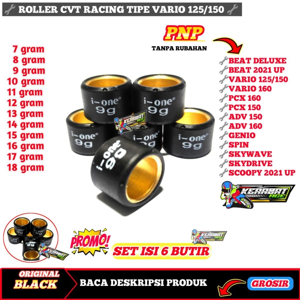 Roller Roler (125) Loler vario 150 125 ESP PCX ADV Beat Deluxe Genio 2020 Scoopy 2021 Racing 7 8 9 1