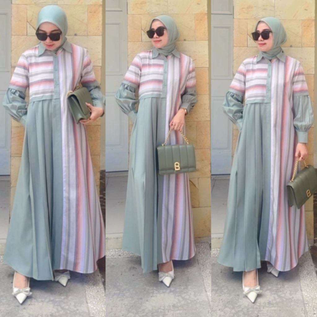 GAMIS KATUN TRISET GAMIS DIMARA GAMIS LEBARAN MURAH ORIGINAL