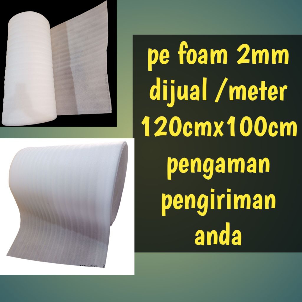pe foam 2mm dijual /meter