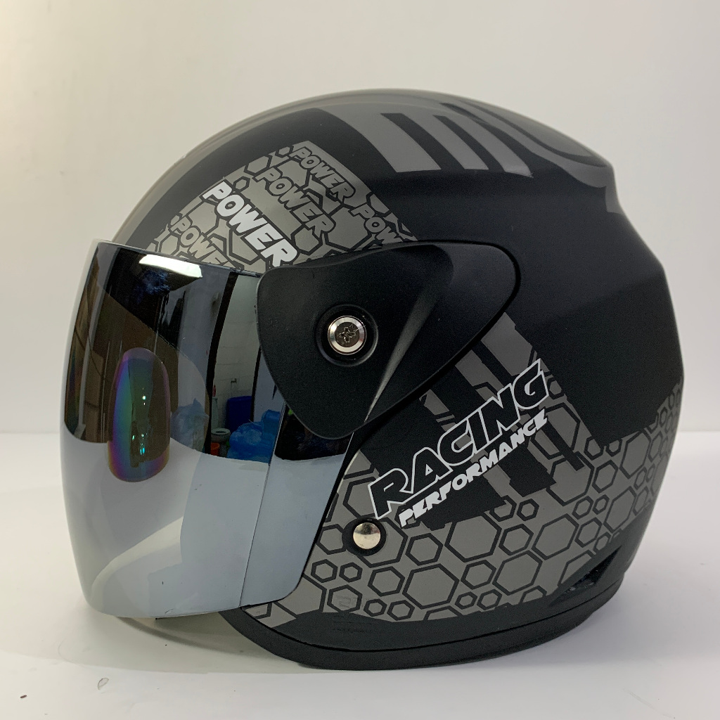 Helm Nuvo Racing Performance Abu Doff - SNI Dewasa BXP Evo
