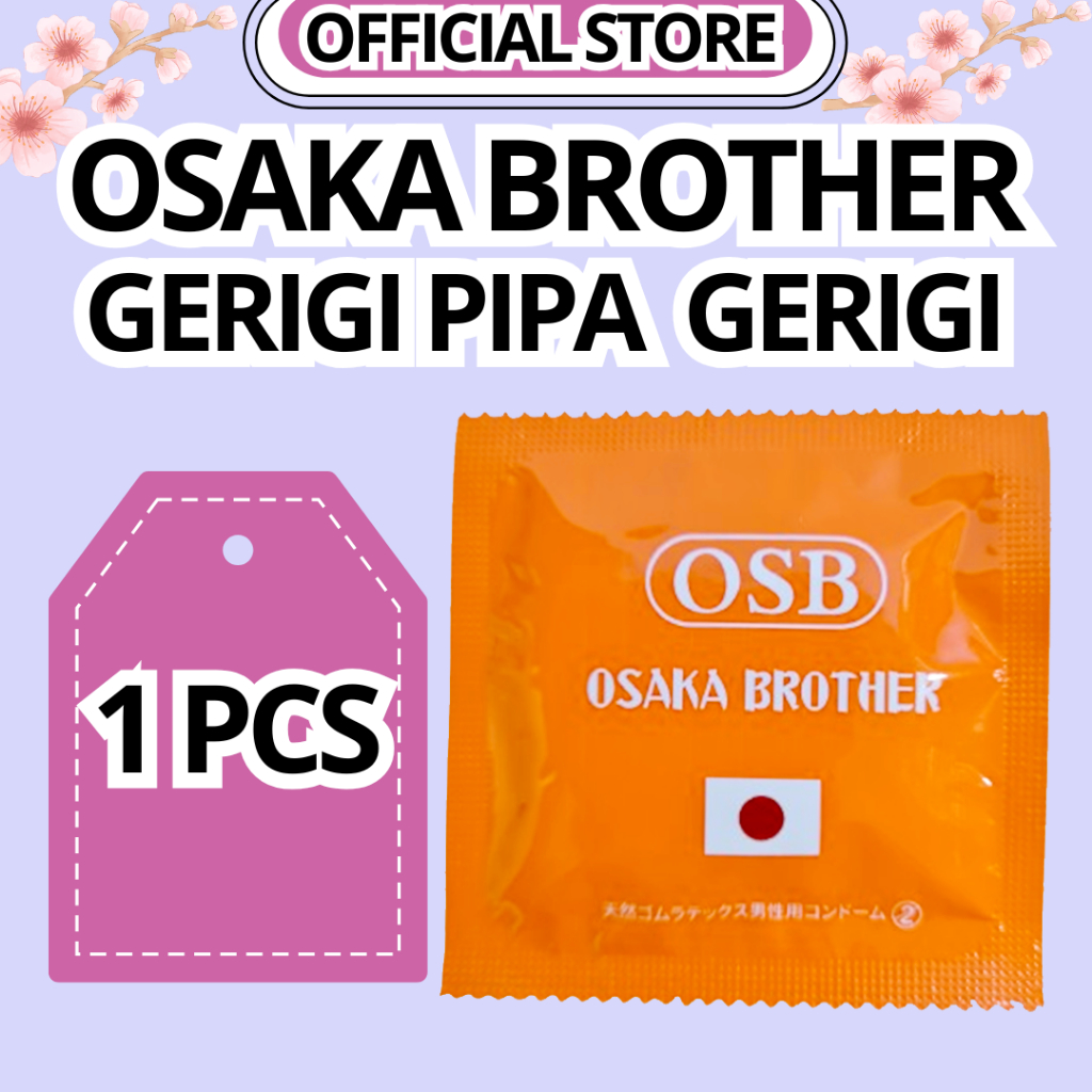 Osaka Brother 001 Condom Gerigi Pipa Gerigi 1 Pcs