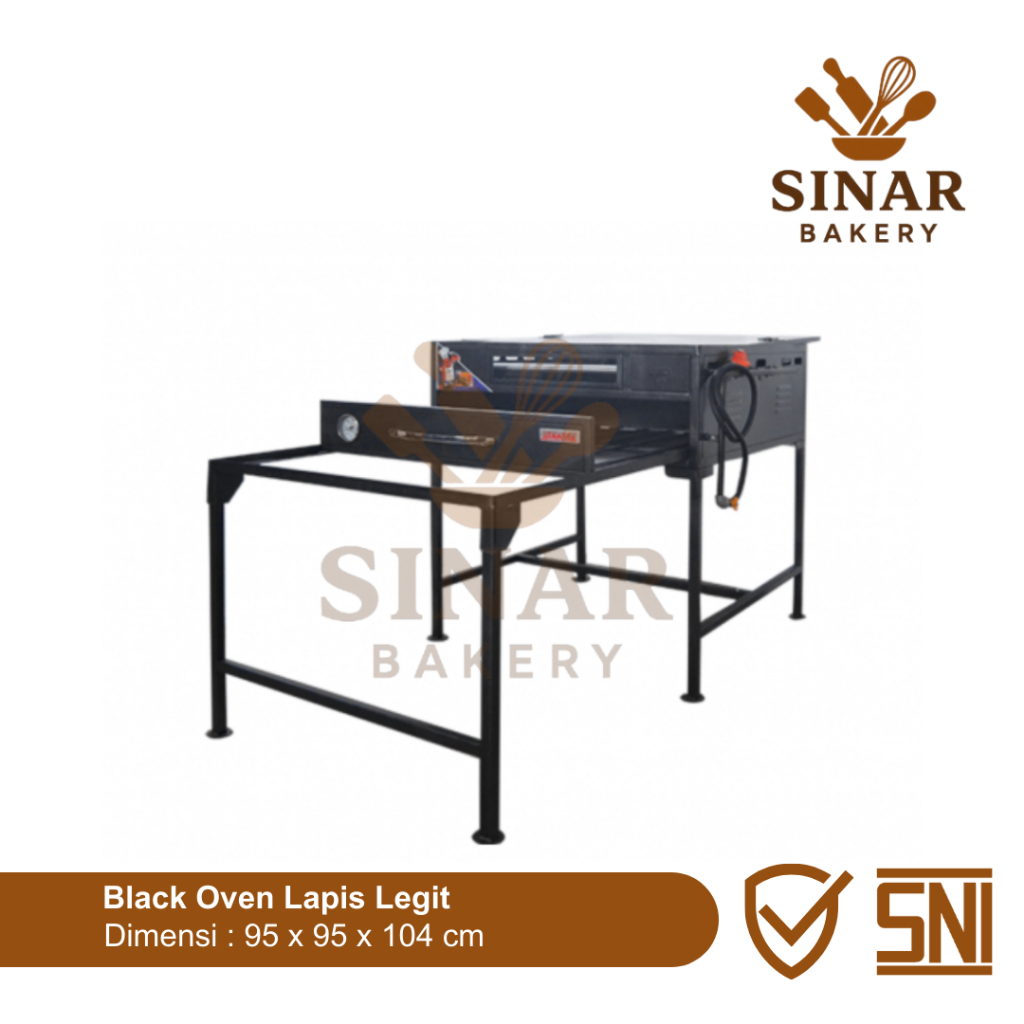 Oven Lapis Legit Hitam – Black Oven Gas Kapasitas Besar Untuk Usaha Baking & Roti
