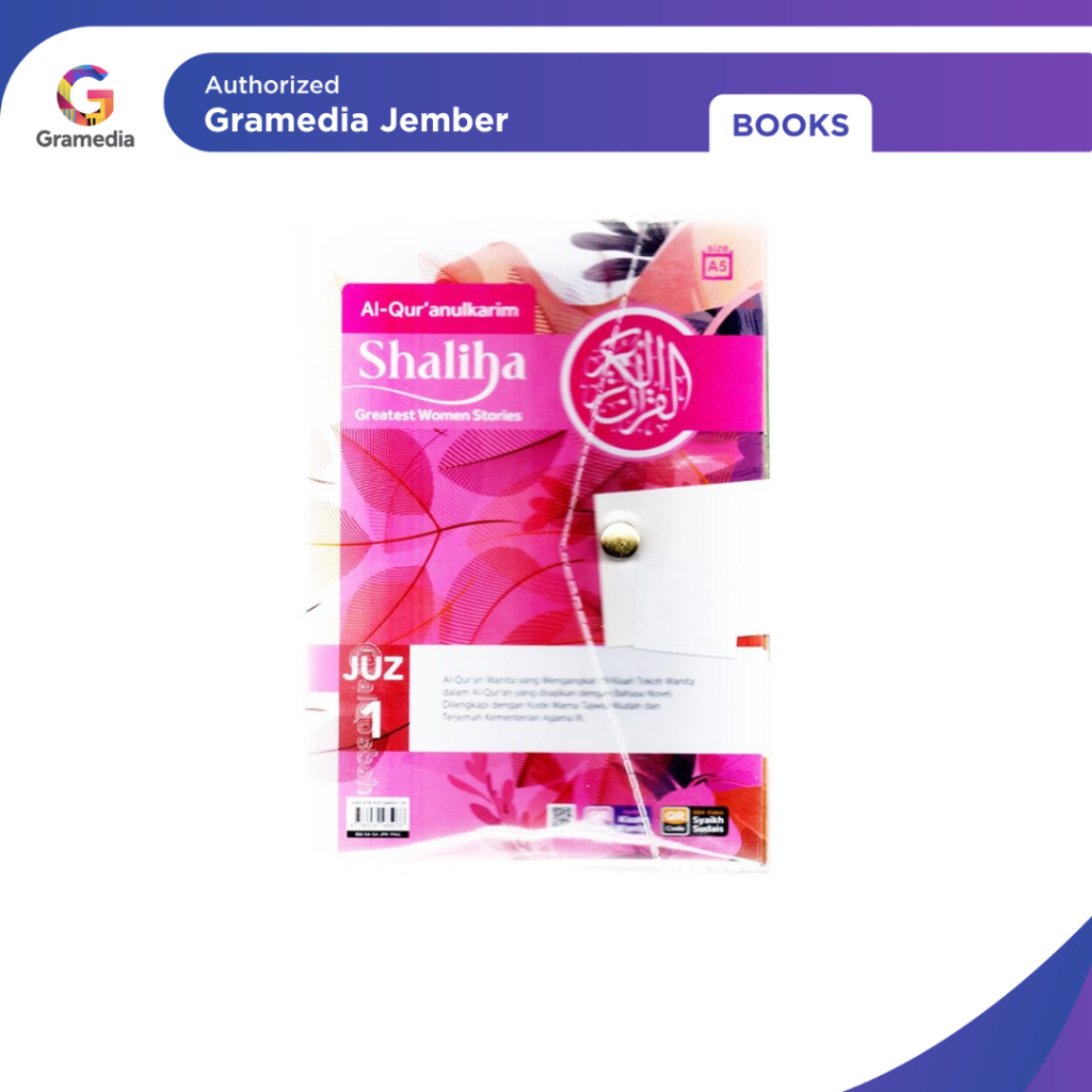 Alquran Qosbah Shaliha Perjuz A5 (AL QOSBAH) - Gramedia Jember