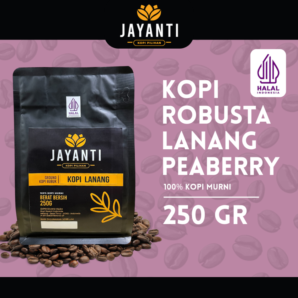 

Kopi Jayanti Kopi Robusta Lanang Peaberry
