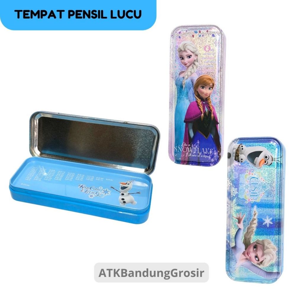 

Tempat Pensil Pencase Impor Karakter Disney Frozen / Pencase Tinplate Karakter Disney Frozen Untuk Sekolah Anak Pelajar