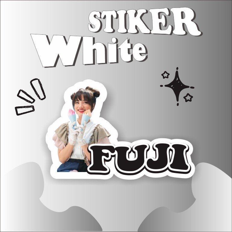 

STIKER CUSTOM FOTO dan Tulisan Nama - Cetak Photo Stiker Waterproof