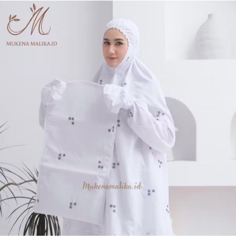 Mukena Dewasa Umroh Haji Berlengan Mukena Sajadah Bordir Mukena Putih Mukena Ramadhan Mukena Lebaran
