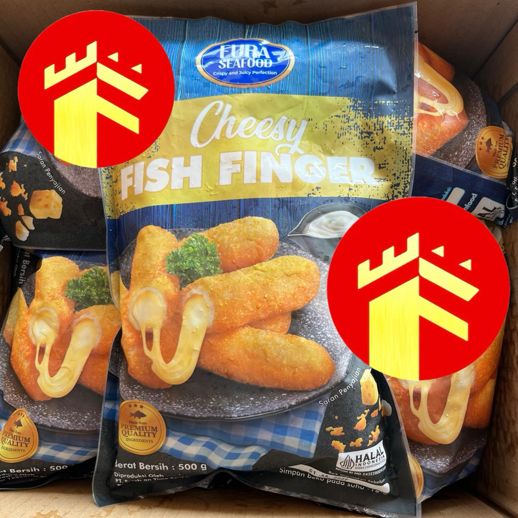 

FURA CHEESY FISH FINGER 500 GR CHEESE FINGER KEJU MOZZARELLA STICK