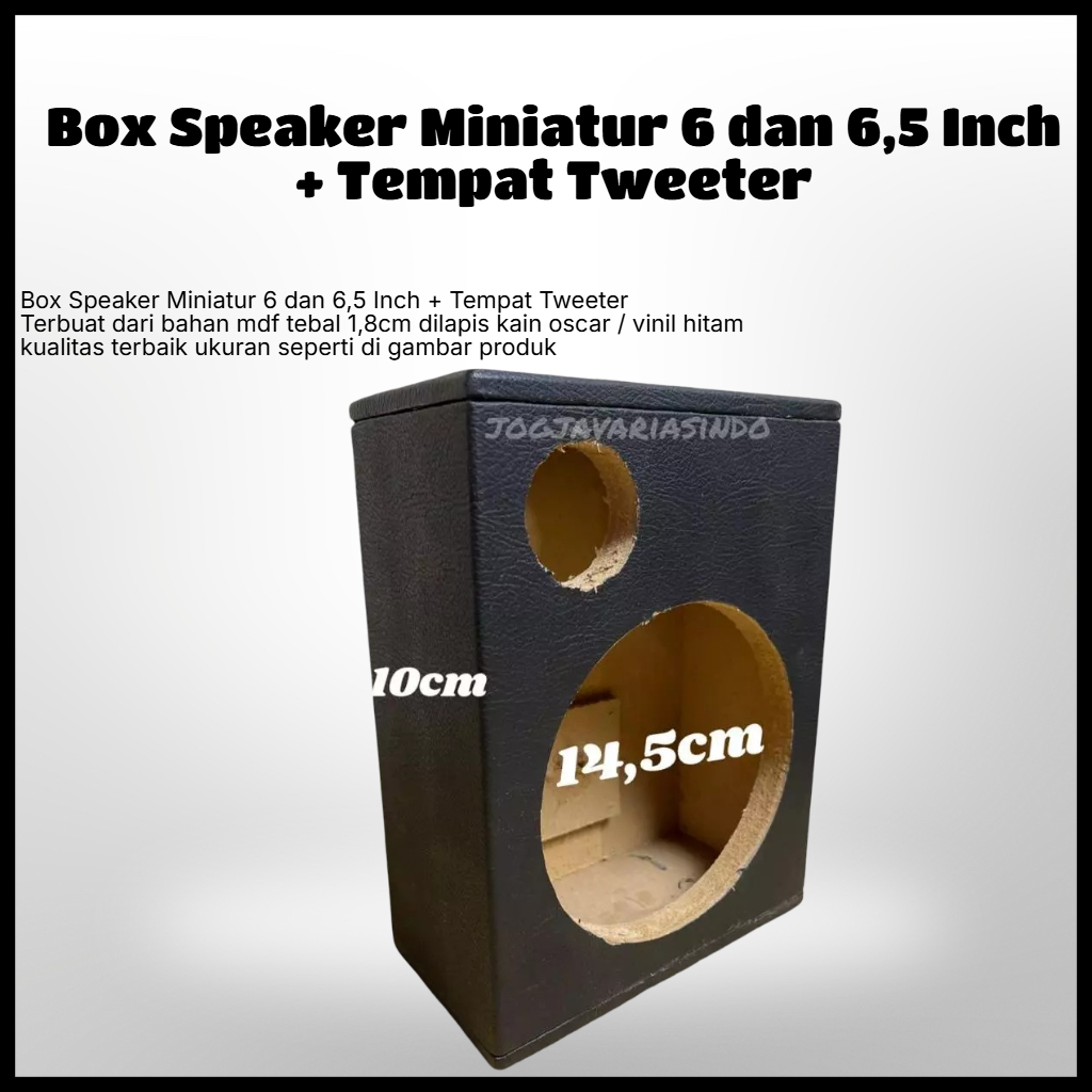 Box Speaker Miniatur 6 dan 6,5 Inch + Tempat Tweeter