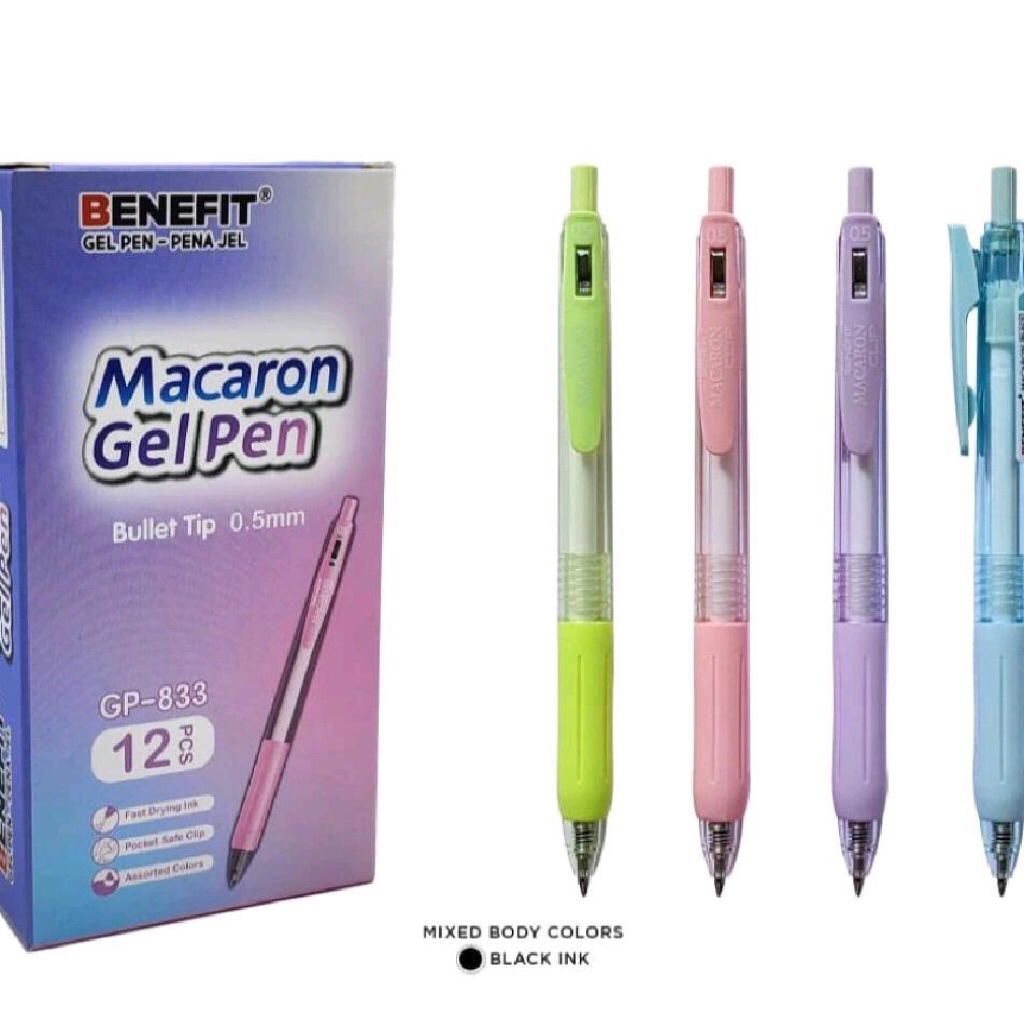 

Bulpen / Pulpen / Gelpen benefit macaron GP-833