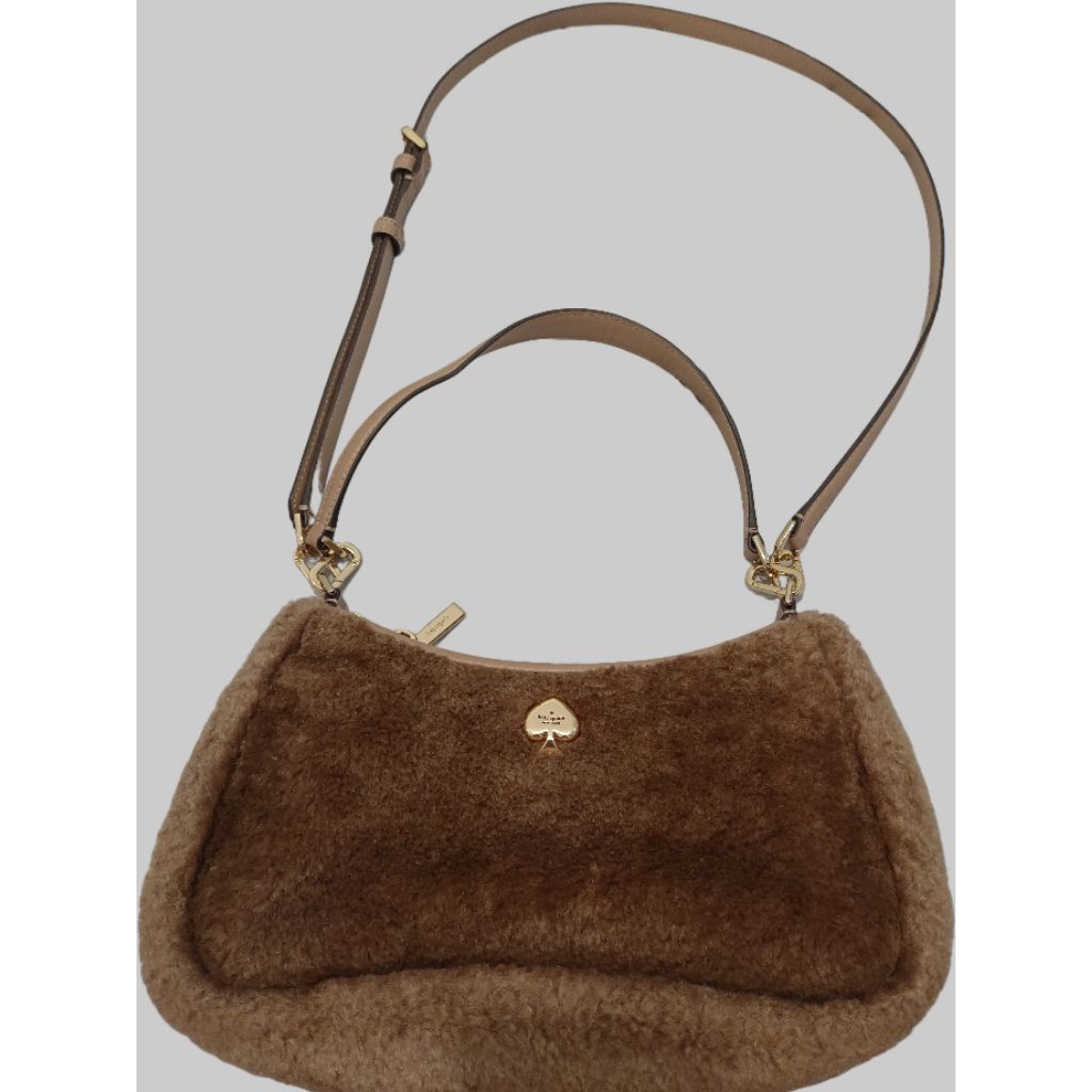 PRELOVED KATE SPADE FUR SHOULDER BAG ORIGINAL