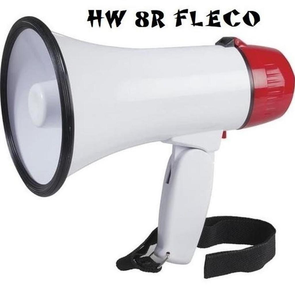 COD TOA MEGAPHONE SEDANG FLECO MULTIFUNGSI FLECO HW-8R TERMURAH / TOA PENGERAS SUARA HW-8R ORIGINAL