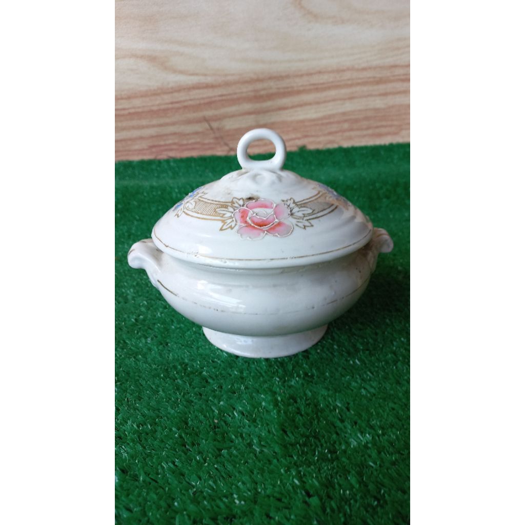 Mangkok Sup Kramik Germany Kuno