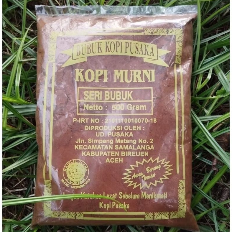 

bubuk Kopi Halus Cap Pusaka Kopi murni 500 gram