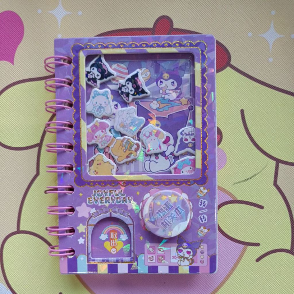 

notebook ring cinnamorol kuromi melody