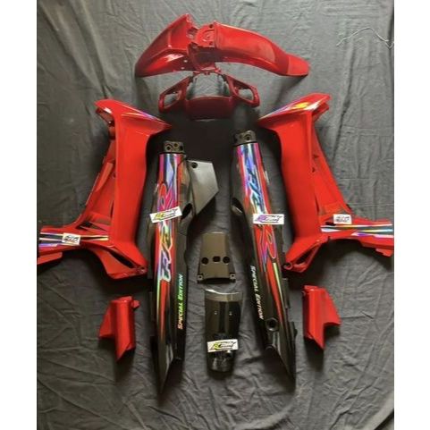 STRIPING VARIASI FIZ R HOLOGRAM MERAH