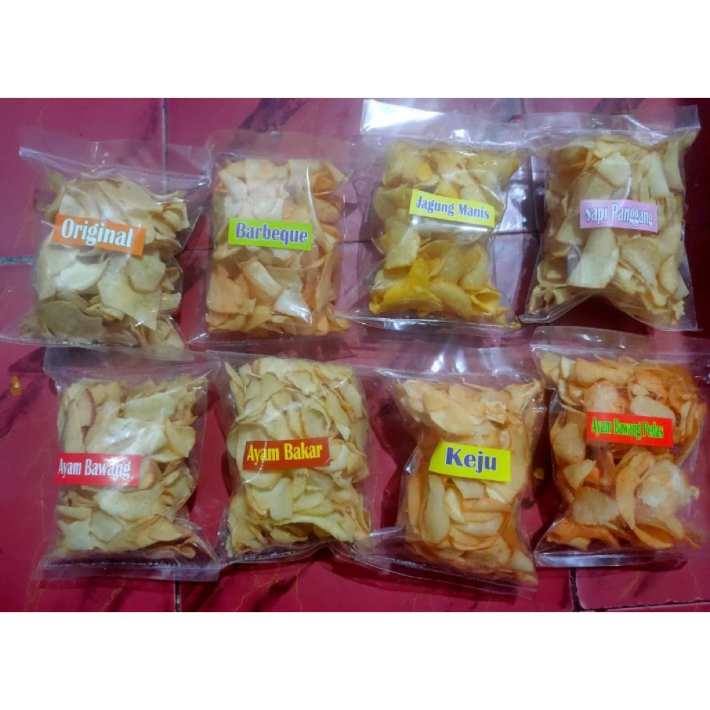 

kripik singkong cemilan enak murah lezat bisa cod toko pusat cemilan singkong balado singkong keju singkong jagung bakar dll