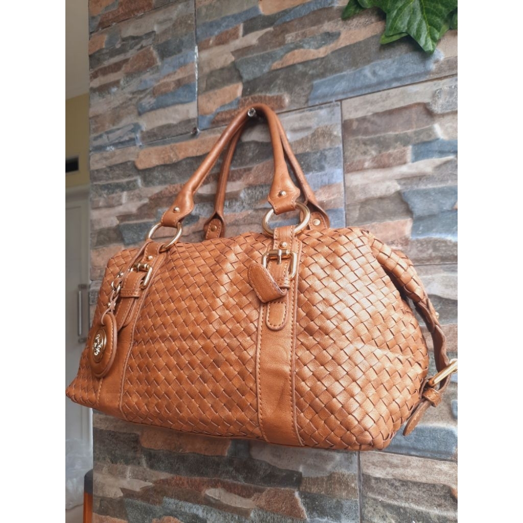 Shoulder Cokelat ANNE KLEIN - TAS PRELOVED BRANDED ORIGINAL