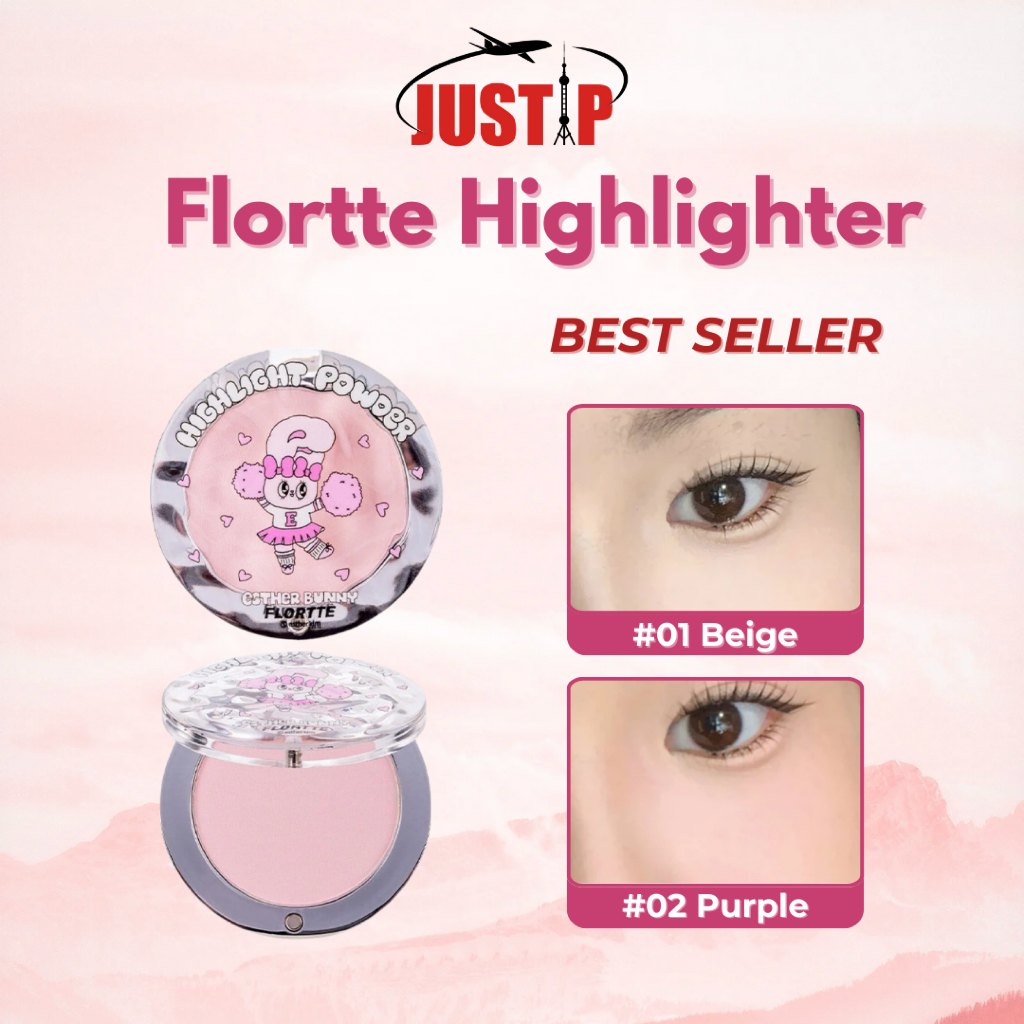 Flortte Esther Bunny Single Colour Highlighter Flortte Highlighter Powder Flortte Esther Bunny
