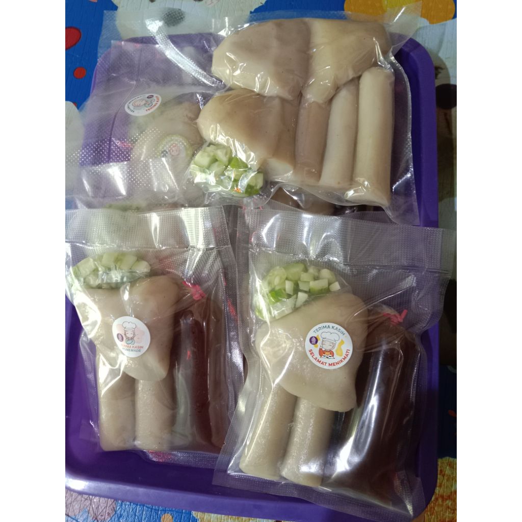 

Pempek Dos isi 3pcs free kuah cuko