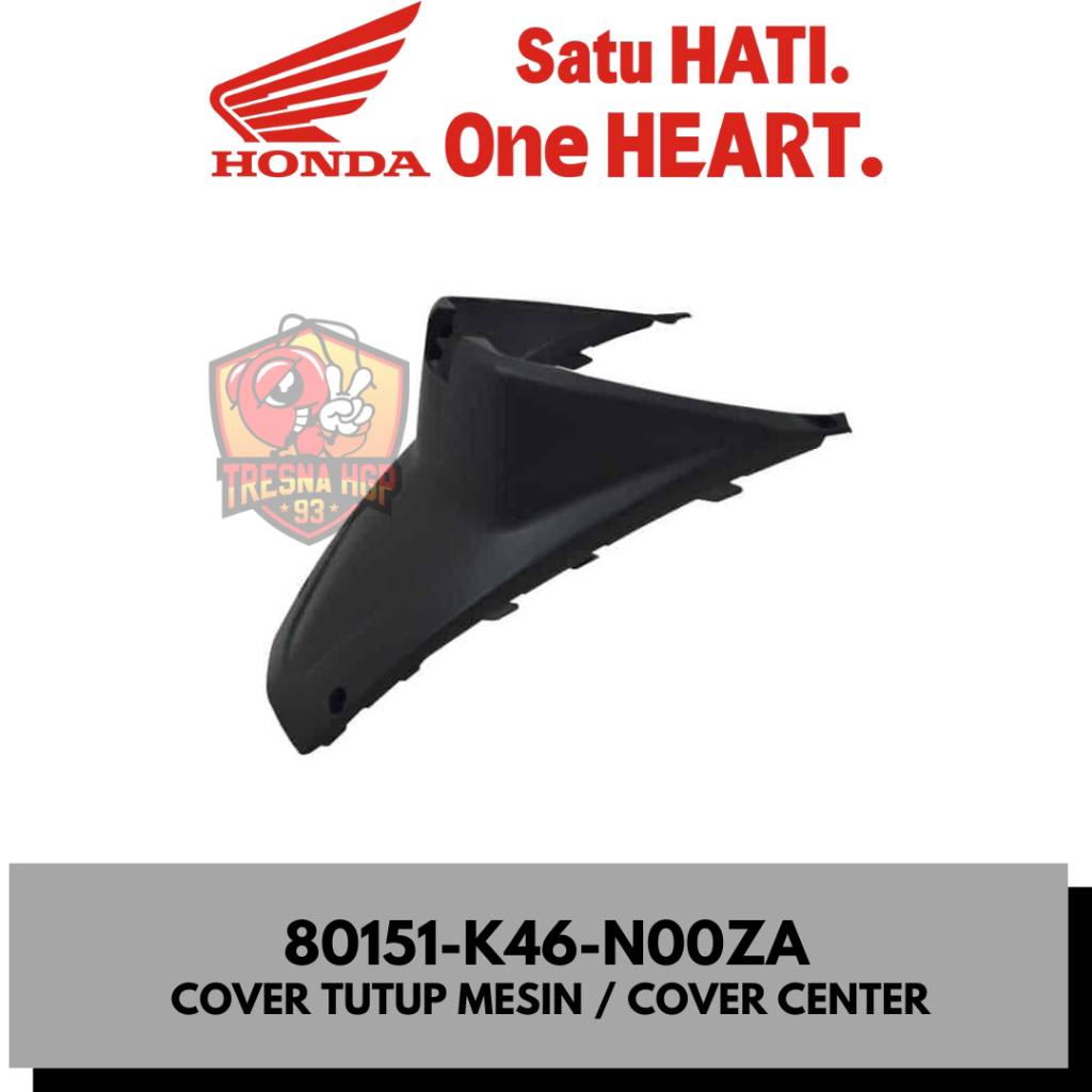 80151-K46-N00ZA COVER TUTUP MESIN VARIO 110 FI K46 ORIGINAL | COVER CENTER 80151K46N00ZA