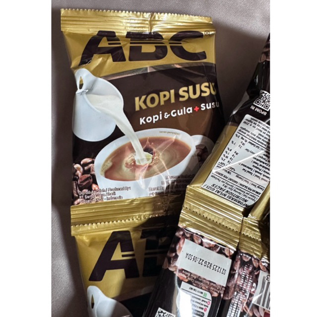 

ABC SUSU 30GR – KOPI INSTAN DENGAN SUSU (1 Renteng isi 10 Sachet)