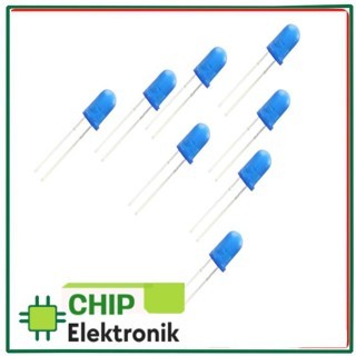 LED 3mm kecil Menyala biru