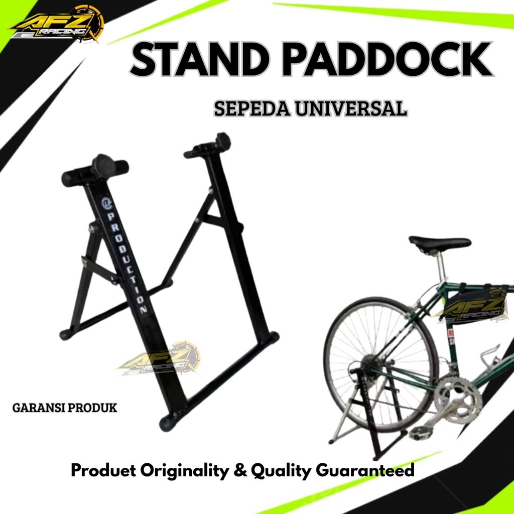 Standar Paddock Sepeda Statis Bike Trainer Fixie Roadbike MTB Seli UNIVERSAL Outdoor