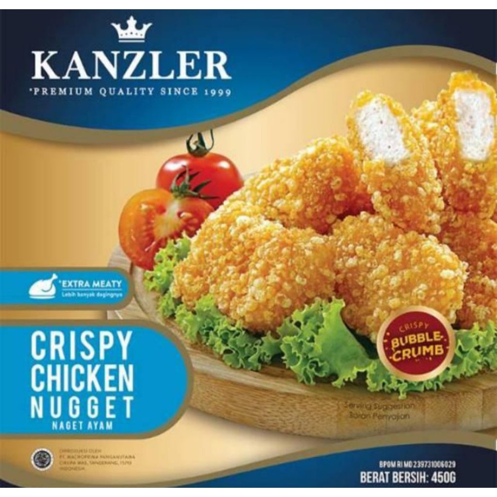 

nugget Kanzler Crispy chicken 450gr
